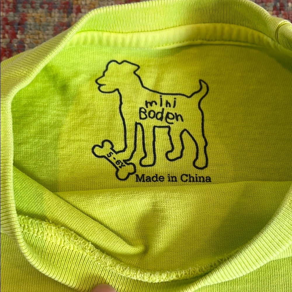 Mini Boden Lime Green T-Shirt